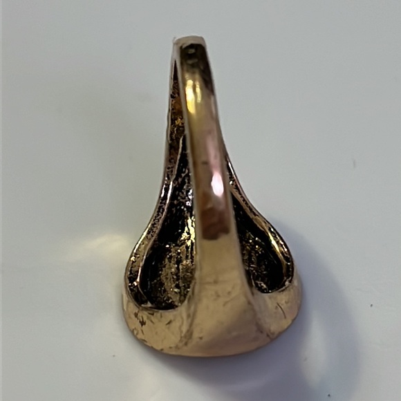 Third Eye Gold-Tone Signet Ring - Picture 10 of 16